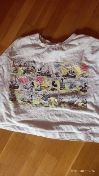 Camiseta Mickey Mouse Cómic Disney