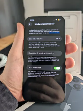 iPhone 13 128GB Negro Batería 85%