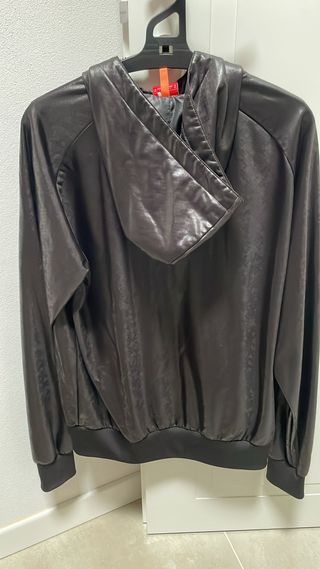 Giacca primaverile Puma marrone scuro cappuccio