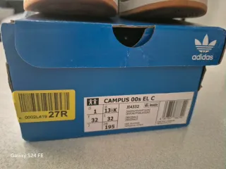 Adidas Campus Bambino Verde Scamosciato 32