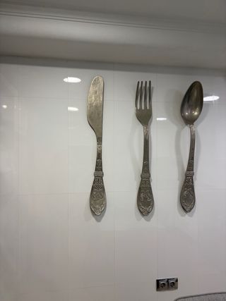 Set Cuchillo, Tenedor y Cuchara Decoración