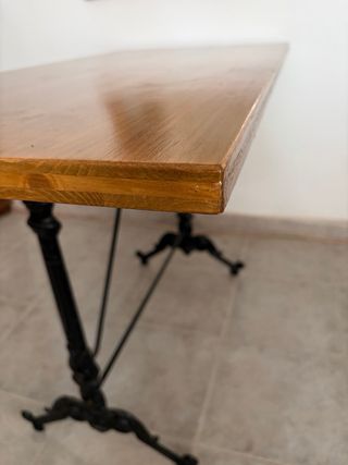 Mesa de Bar Madera y Metal