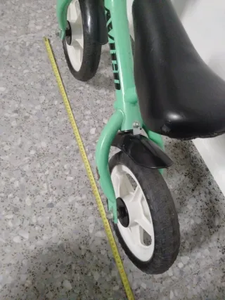 Bici sin pedales verde