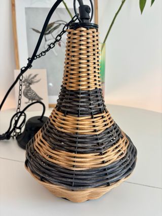 Lámpara Zara Home Mimbre