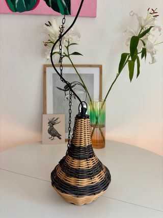 Lámpara Zara Home Mimbre