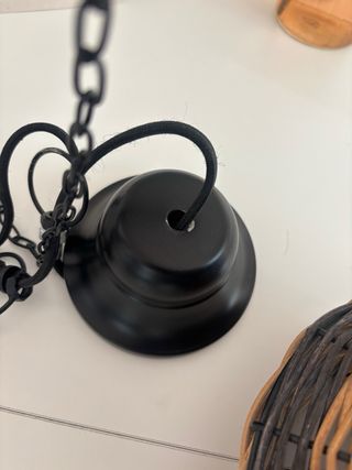 Lámpara Zara Home Mimbre