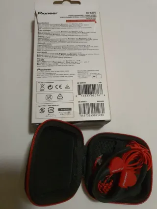 Auriculares Pioneer IPX2 Nuevos + Funda A Juego