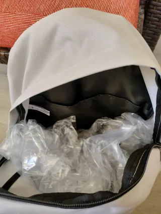 Mochila Adidas Gris y Negra