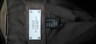 Cazadora Cuero Mango Mujer Talla L