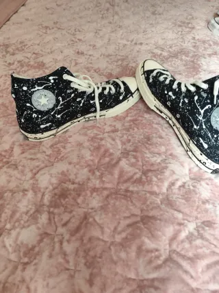 Zapatillas Converse Altas Estampado Salpicaduras.