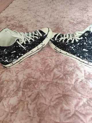 Zapatillas Converse Altas Estampado Salpicaduras.