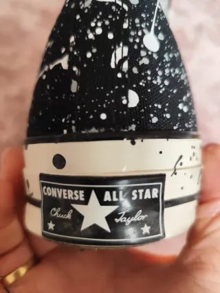 Zapatillas Converse Altas Estampado Salpicaduras.