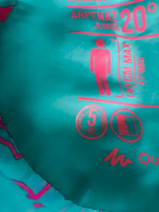 Saco de dormir junior 140 cm