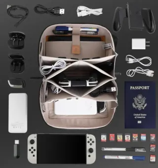 Borsa organizer per cavi ed accessori