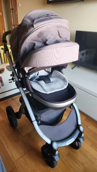 Carrito de bebé 3 piezas