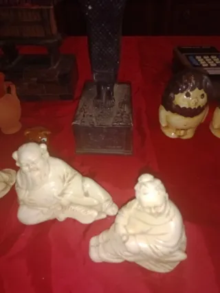 Lote Figuras Vintage y Objetos Coleccionables