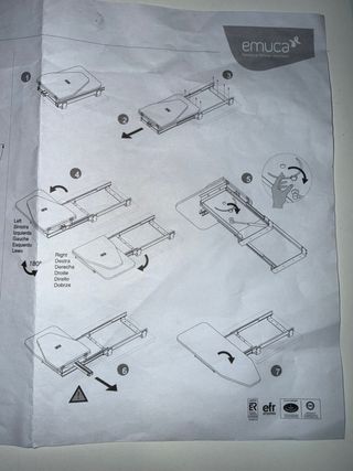 Asse da stiro pieghevole Emuca