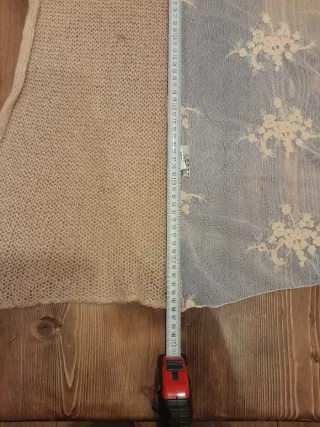 Sciarpa beige e rosa