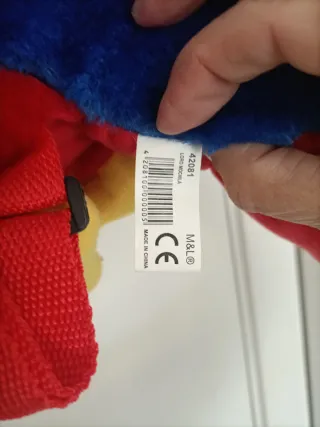 Mochila loro peluche