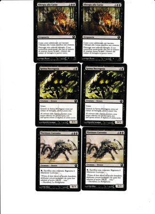 Magic the Gathering 6 carte Cicatrici di Mirrodin