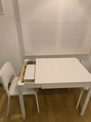 Tavolo allungabile e 2 sedie Ikea