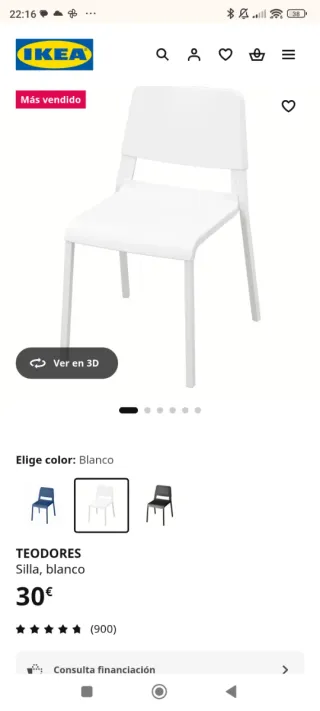 Tavolo allungabile e 2 sedie Ikea