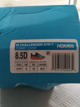 Zapatillas Hoka Challenger ATR7 Talla 42 Nuevas