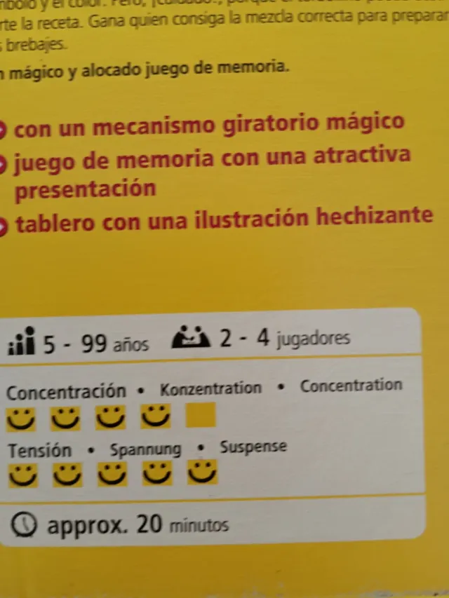 Juego de mesa La Caldera Encantada HABA