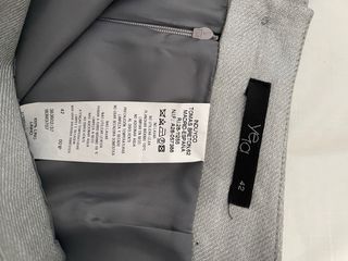 Conjunto de chaqueta gris para mujer