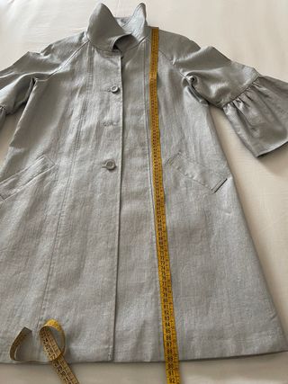 Conjunto de chaqueta gris para mujer