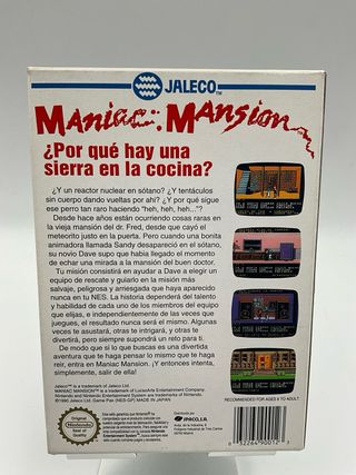 Maniac Mansion Nintendo  NES