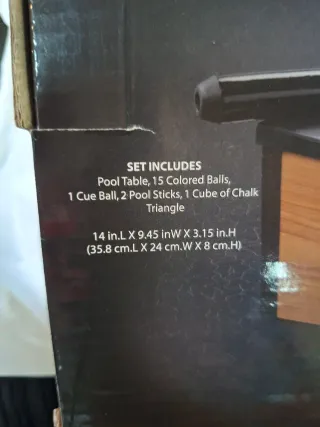 Carambola da tavolo Pool Table