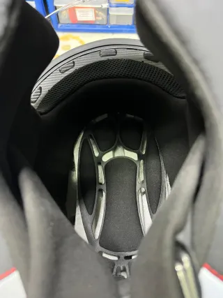 Casco Moto Vemar S Negro Rojo