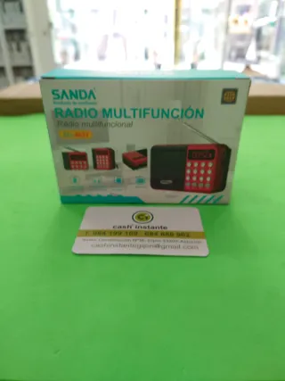 Radio Sanda Multifunción SD-4037 Roja