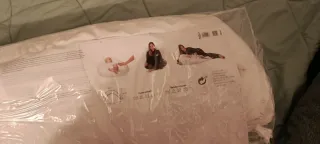 Cojín de lactancia estampado estrellas