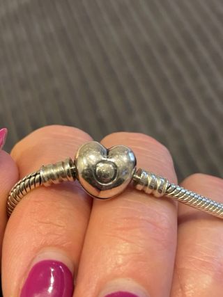 Pulsera Pandora Corazón Plata