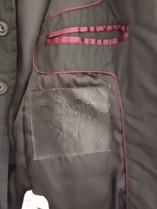 Cappotto Zara Uomo Verde Militare Taglia M