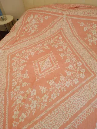 Copriletto vintage cotone Radici