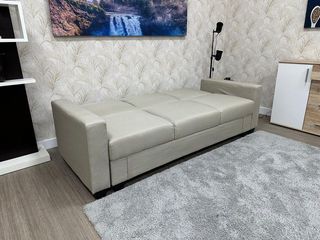 Sofá Cama Gris 3 Plazas Abatible