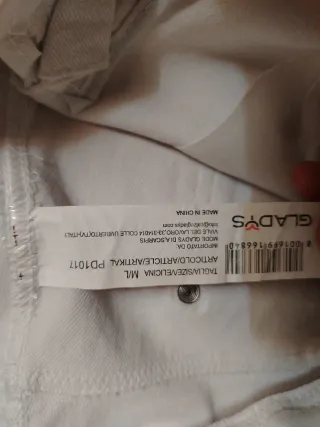 Leggings bianchi strappati