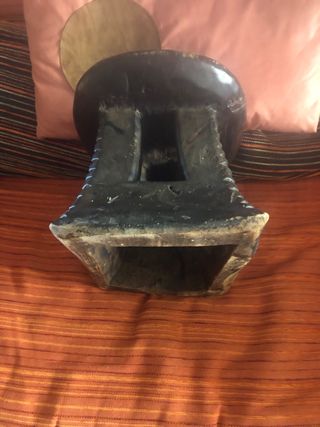 Banco africano tallado madera