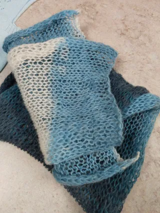 Conjunto fotografía newborn azul