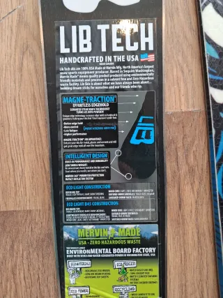 Esquís Freestyle 178 Lib Tech backwards 94