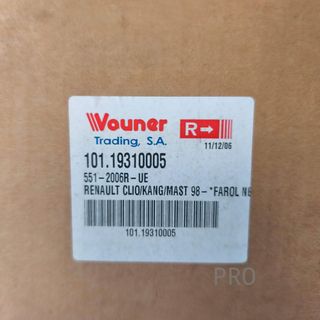 FARO ANTINIEBLAS DERECHO RENAULT NUEVO 10119310005