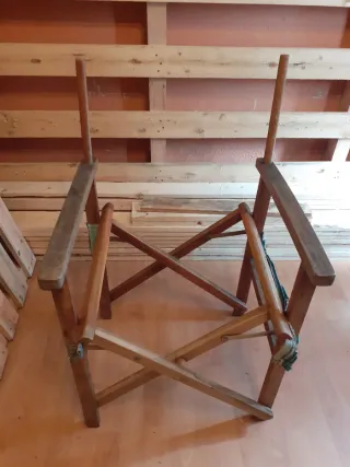 Silla Director Madera Plegable