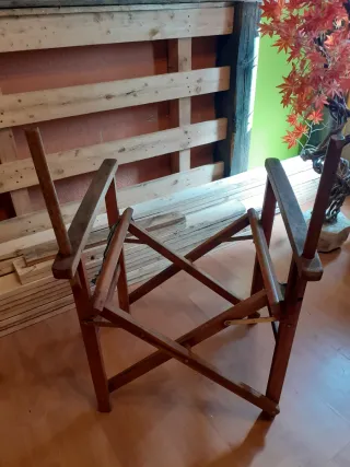 Silla Director Madera Plegable