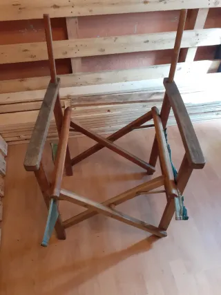 Silla Director Madera Plegable