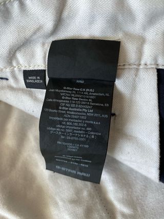 Pantalones G-Star RAW Azul Talla M