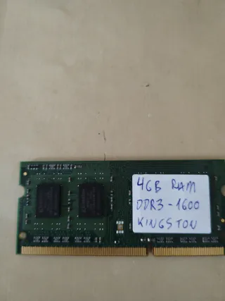 8GB DDR3 SODIMM KINGSTON Y ADATA