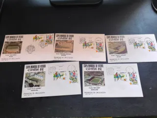 Colección Sellos Copa Mundial Fútbol España 82